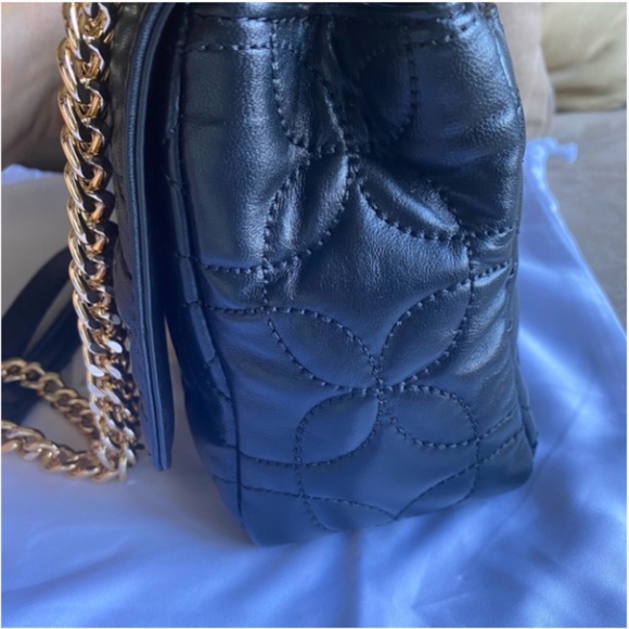 Michael Kors Large Sloan Quilted Leather Chain Shoulder Bag – Black - Picture 6 of 9